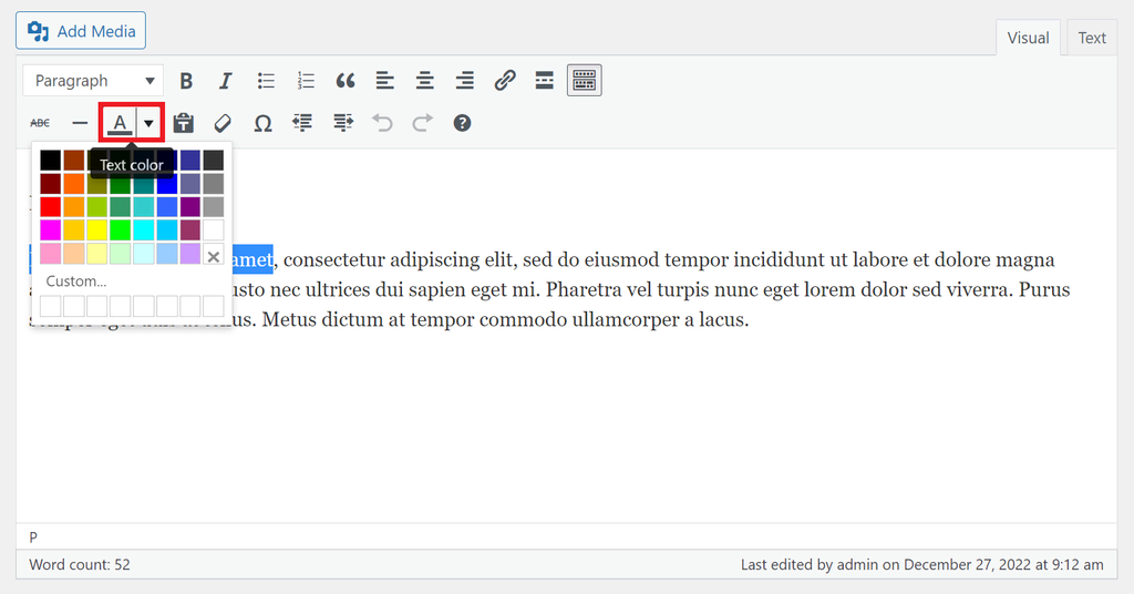 畫像[6] - WordPressのフォントカラーを簡単に変更する4つの実用的な方法 - Photon Flux｜プロフェッショナル?ワードプレス修理サービス、グローバル展開、迅速な対応