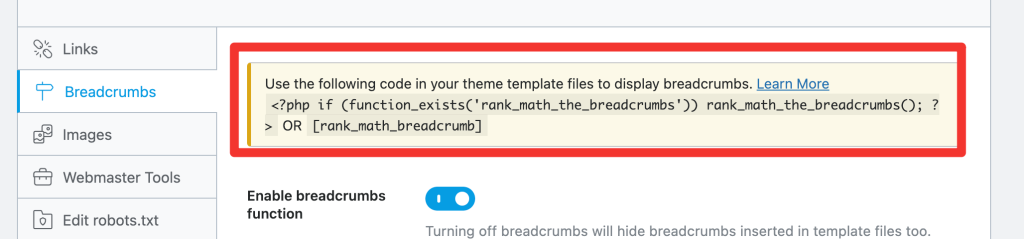 imagen 16 - Explicación del tutorial de RankMath Breadcrumbs (con vídeo) - NUTSWP