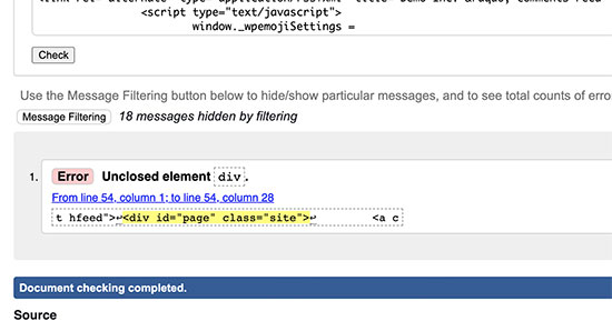 Uso de herramientas de validación HTML Uso de herramientas de validación HTML