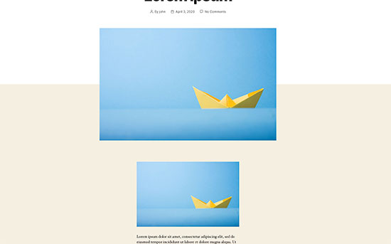 L'image en vedette appara?t deux fois L'image en vedette appara?t deux fois