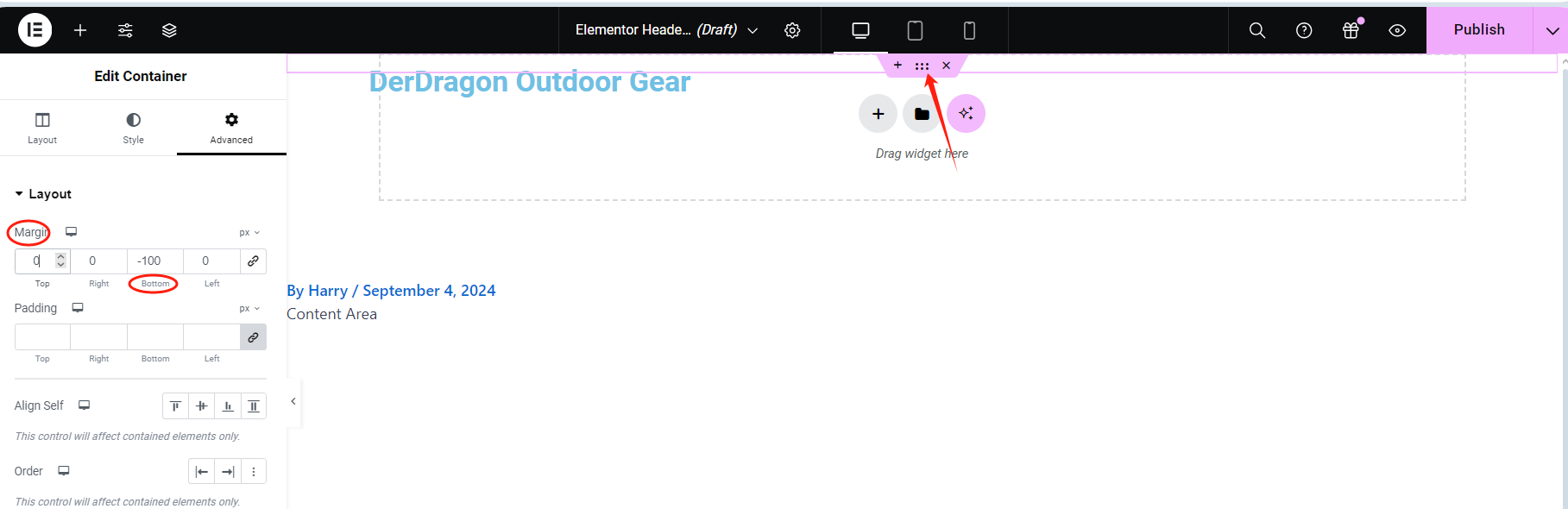 Image [3] - How to Create Scrolling Transparent Sticky Headers in Elementor - Photon Fluctuation Network | Professional WordPress Repair Service, Global Reach, Fast Response
