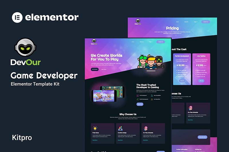 Devour - Elementor Template Suite for Game Developers - Photon Volatility Network | Professional WordPress repair service, worldwide, fast response