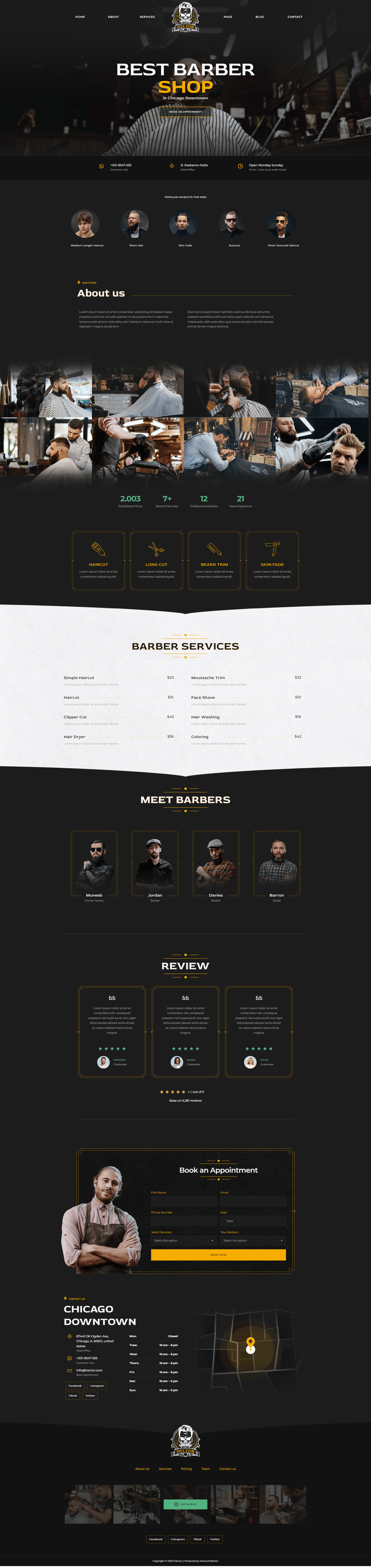 Image [1] - Hector - Hairdresser Elementor Template Kit - Photon Fluctuation Network | Professional WordPress Repair Service, Global Reach, Fast Response