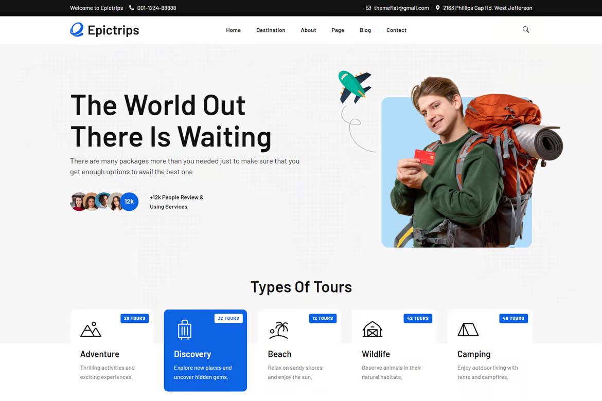 EpicTrips - Travel and Tourism Elementor Template Suite - Photon Fluctuation Network | Professional WordPress Repair Services, Worldwide, Fast Response
