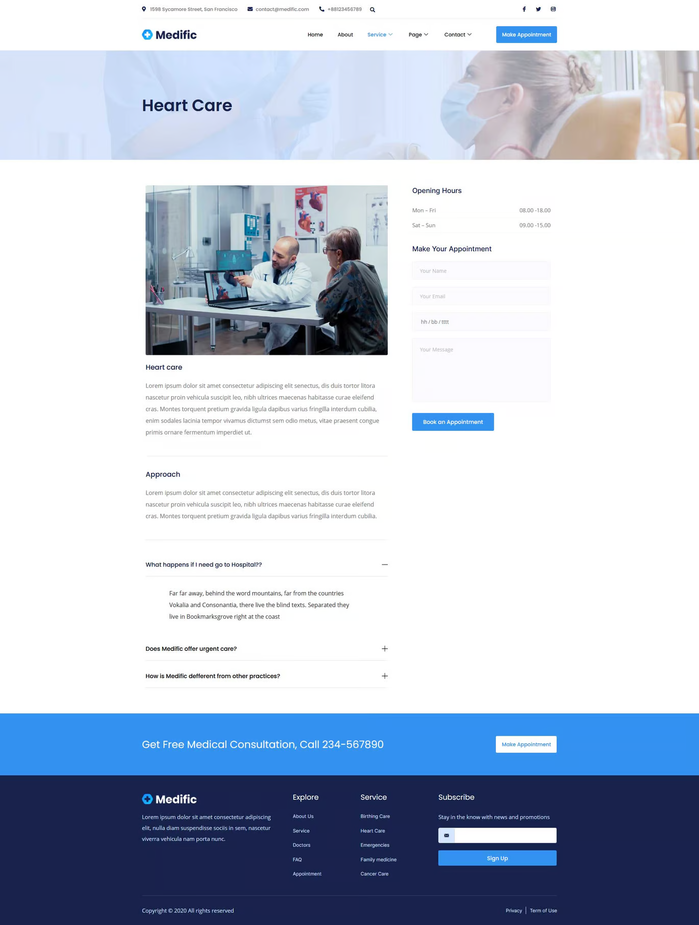 圖片[1]-Medific – 醫(yī)療Elementor模板套件-光子波動(dòng)網(wǎng) | 專業(yè)WordPress修復(fù)服務(wù)，全球范圍，快速響應(yīng)