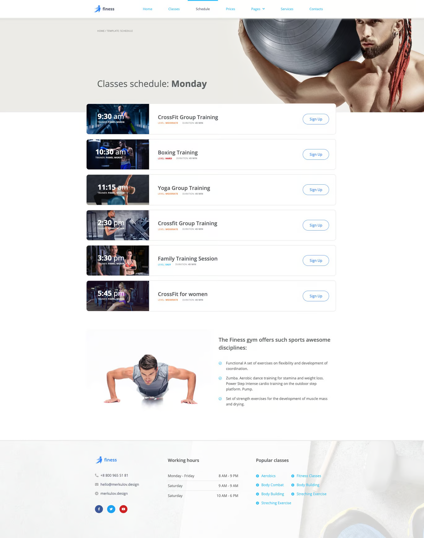 畫像[2] - Finess - Fitness Elementor Template Kit - Photonflux.com｜プロのWordPress修理サービス、迅速対応、ワールドワイド！