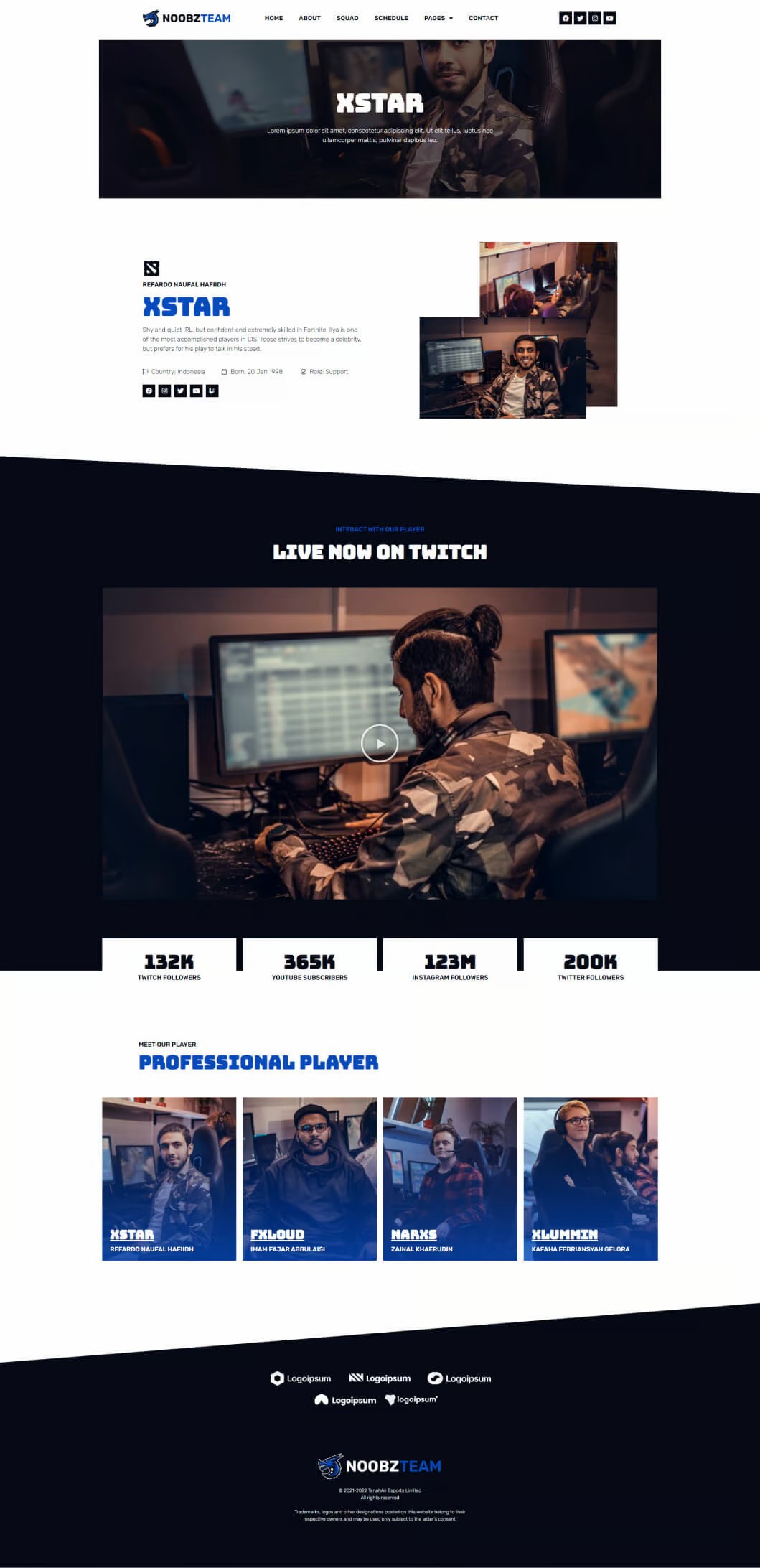 畫像[1] - Noobz Elementor Pro テンプレートスイート：ゲームとゲームウェブサイトのために設計されたモダンなソリューション