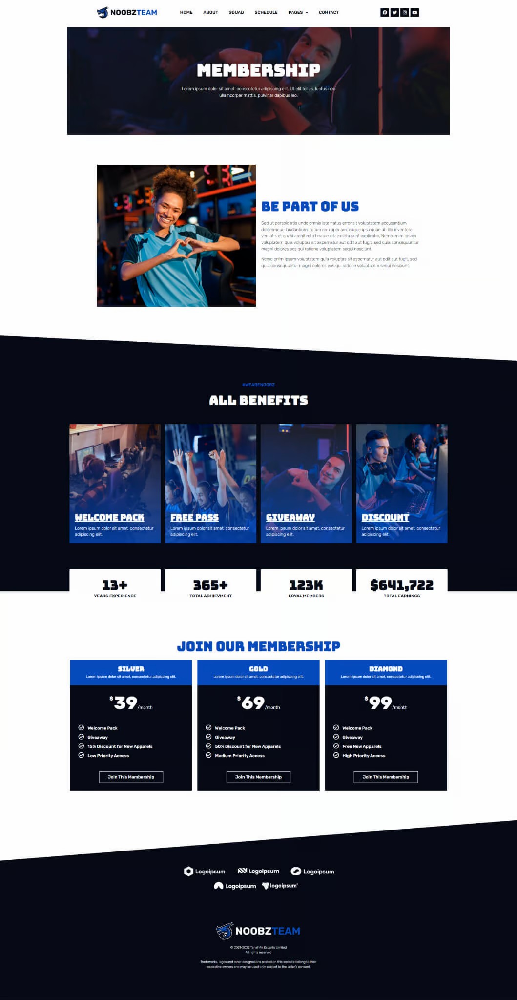 畫像[2] - Noobz Elementor Pro テンプレートスイート：ゲームとゲームウェブサイトのために設計されたモダンなソリューション