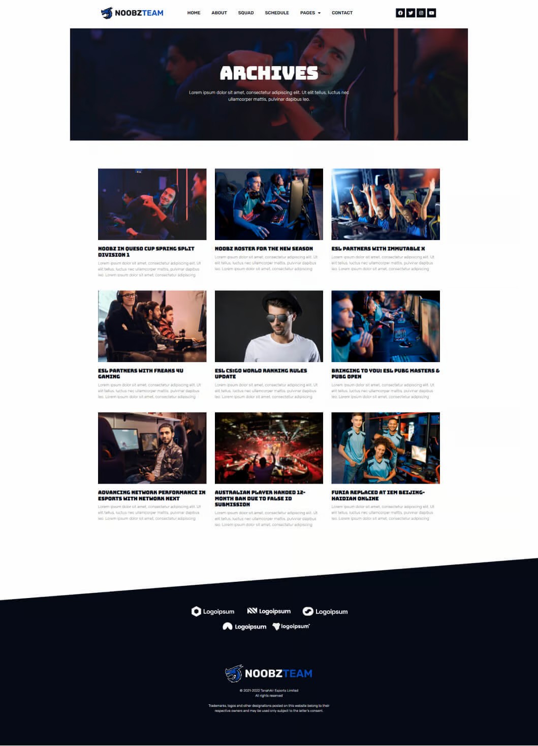 畫像[3] - Noobz Elementor Pro テンプレートスイート：ゲームとゲームウェブサイトのために設計されたモダンなソリューション