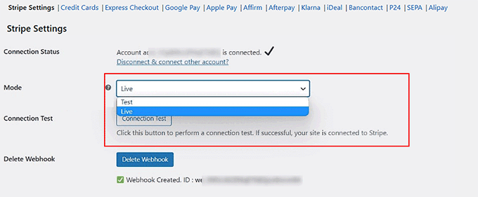 Image [13] - Comment tester les paiements Stripe dans WordPress : WooCommerce, EDD et les méthodes de test des formulaires de paiement