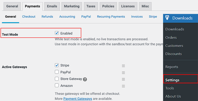 Image [15] - Comment tester les paiements Stripe dans WordPress : WooCommerce, EDD et les méthodes de test des formulaires de paiement