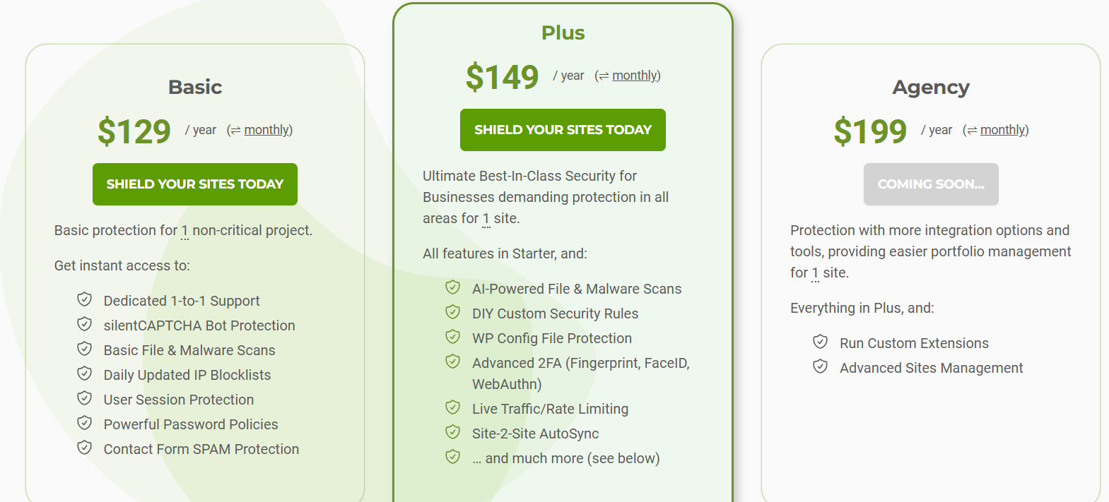 Shield Security Price