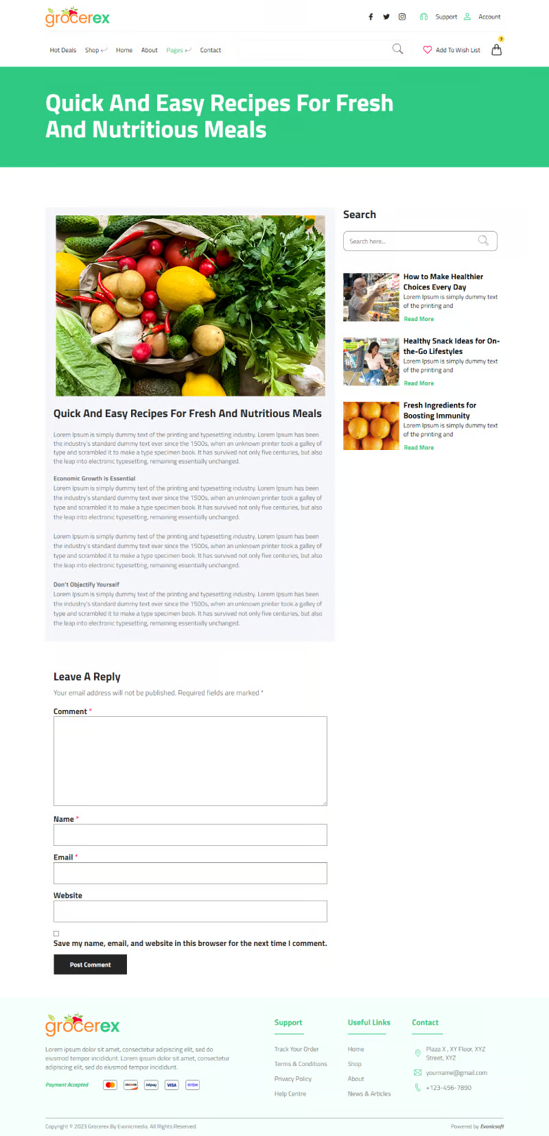 Imagen [3] - Grocerex - Grocery Elementor Pro Template Kit - Photon Fluctuation Network | Servicio profesional de reparación de WordPress, alcance global, respuesta rápida
