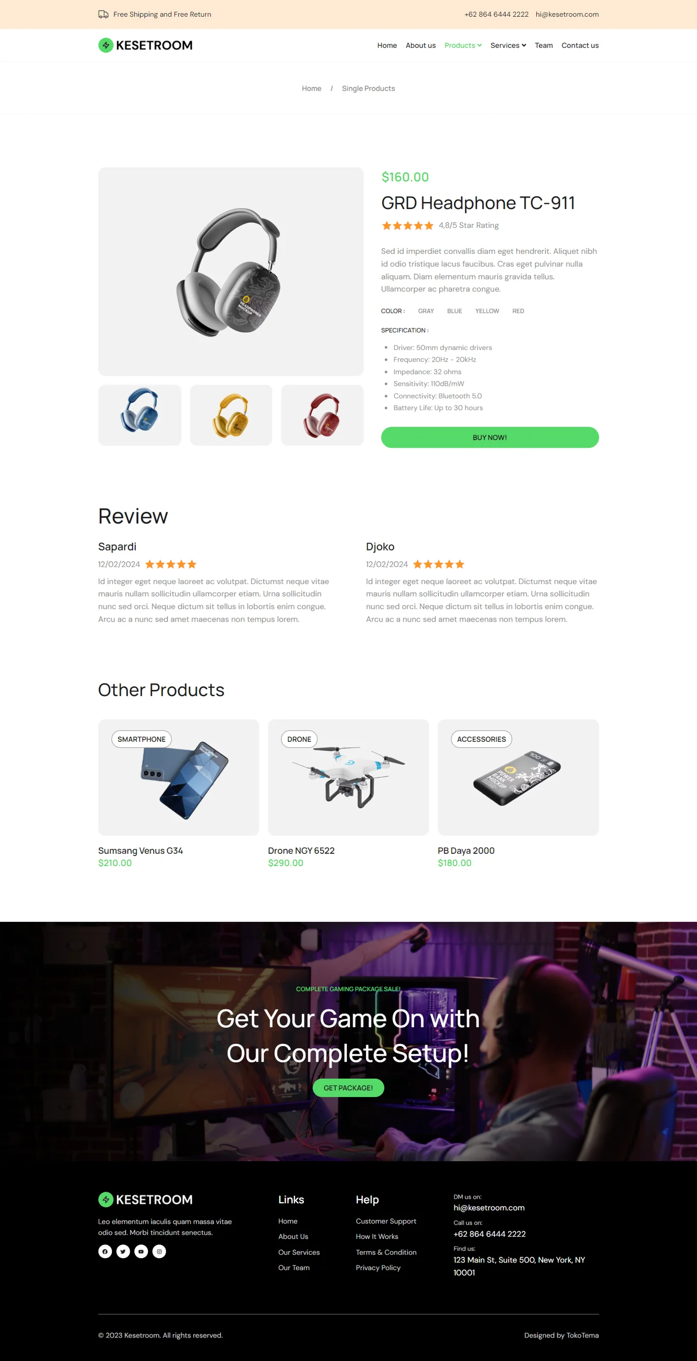 Imagen [3] - Kesetroom - Ecommerce Elementor Template Suite - Photon Flux Network | Servicio profesional de reparación de WordPress, alcance global, respuesta rápida