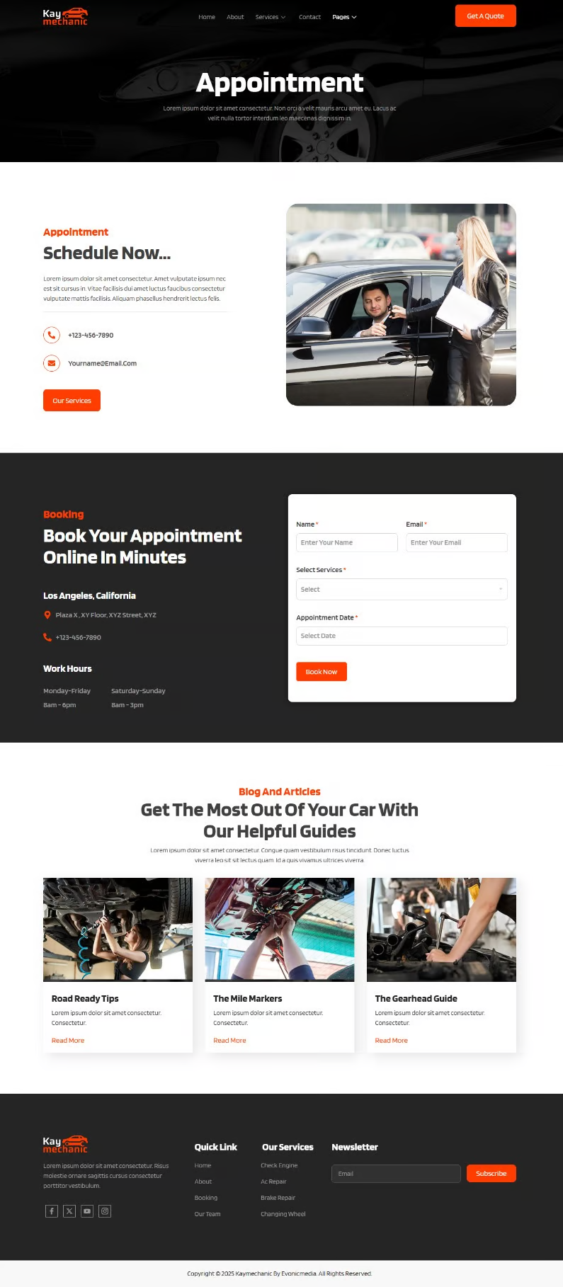 Image [2] - Kaymechanic - Automotive Repair & Service Elementor Template Kit - Photon Fluctuation Network | Professional WordPress Repair Service, Global Reach, Fast Response