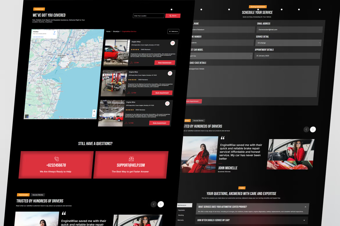 Imagen [1] - EngineWise - Automotive Service Elementor Template Suite - Photonwave.com | Servicio de Reparación Profesional WordPress, Alcance Global, Respuesta Rápida