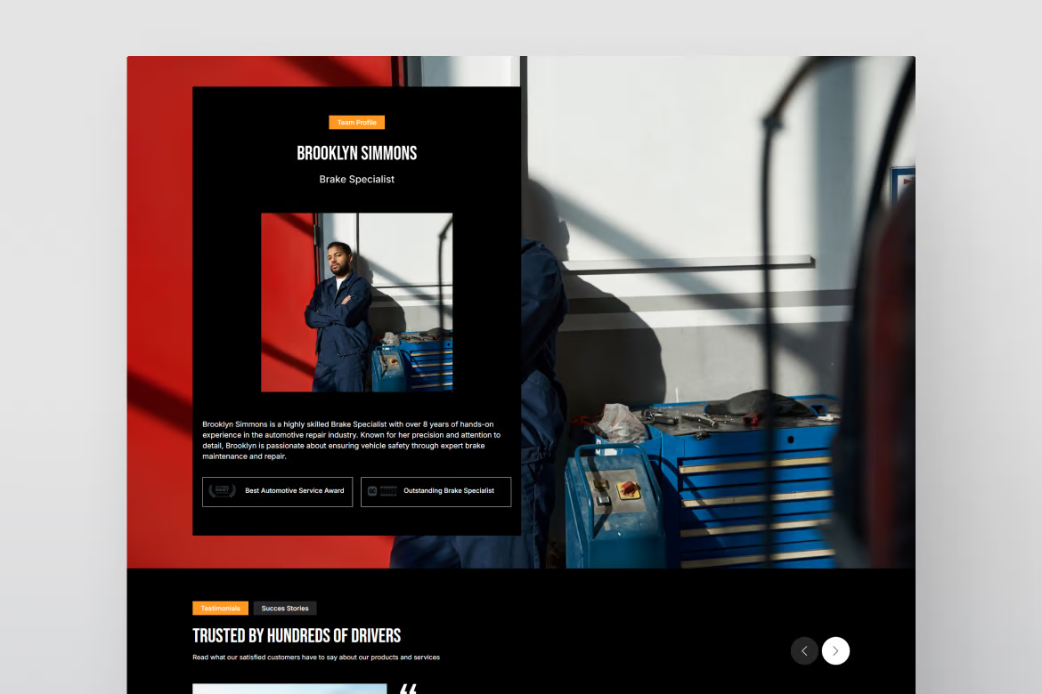 Imagen [2] - EngineWise - Automotive Service Elementor Template Suite - Photonwave.com | Servicio de Reparación Profesional WordPress, Alcance Global, Respuesta Rápida