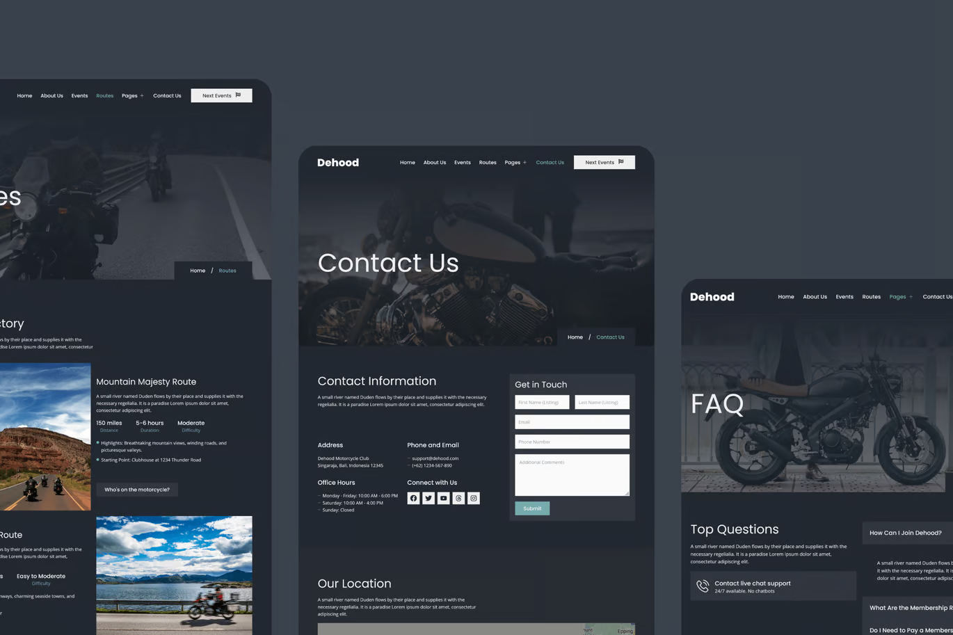 圖片[1]-Dehood – 摩托車俱樂部 Elementor 模板套件-光子波動網(wǎng) | 專業(yè)WordPress修復(fù)服務(wù)，全球范圍，快速響應(yīng)