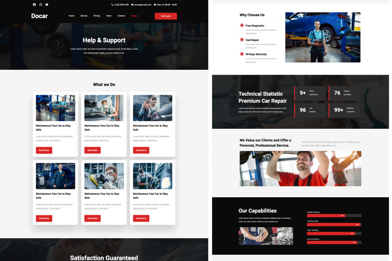 ?Imagen [2] - Docar - Repair Shop Elementor Template Pack - Photon Flux | Servicio profesional de reparación de WordPress, en todo el mundo, respuesta rápida!