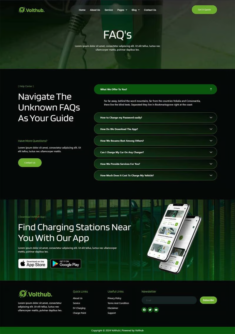 イメージ[1] - Volthub - Electric Vehicle Charging Station Elementor Template Pack - Photon Volthub｜プロのWordPress修理サービス、ワールドワイド、迅速な対応！