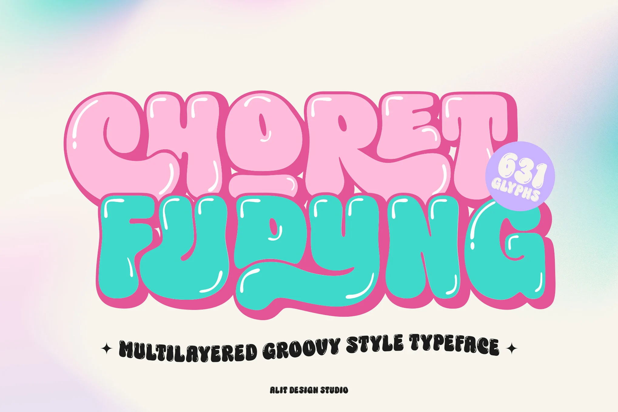 Choret Fudyng Bubble Typeface - Fonts - Photon Flux｜プロのWordPress修理サービス！