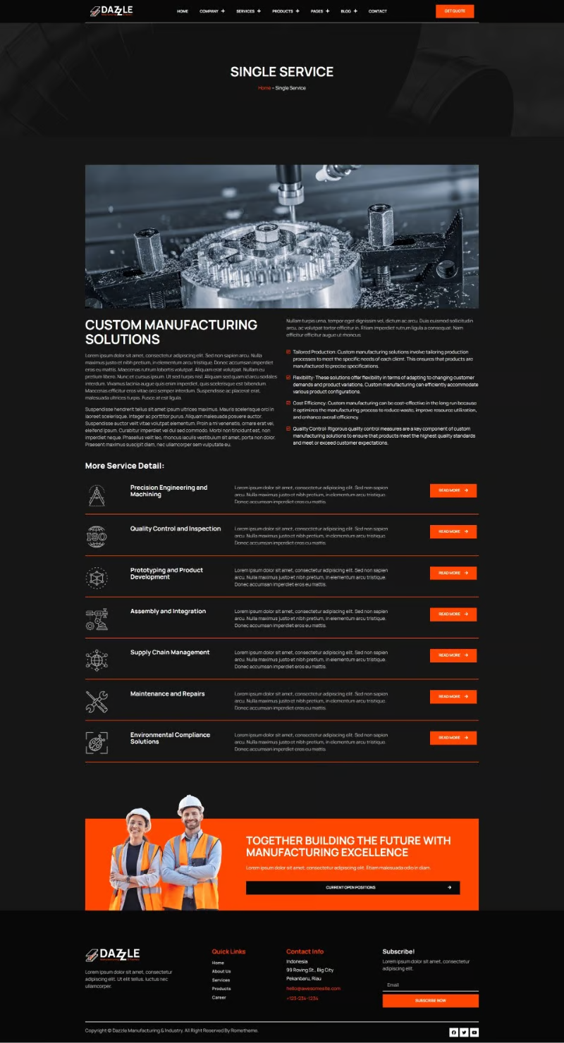 圖片[1]-Dazzle – 制造與工廠 Elementor Pro 模板包-光子波動網(wǎng) | 專業(yè)WordPress修復(fù)服務(wù)，全球范圍，快速響應(yīng)