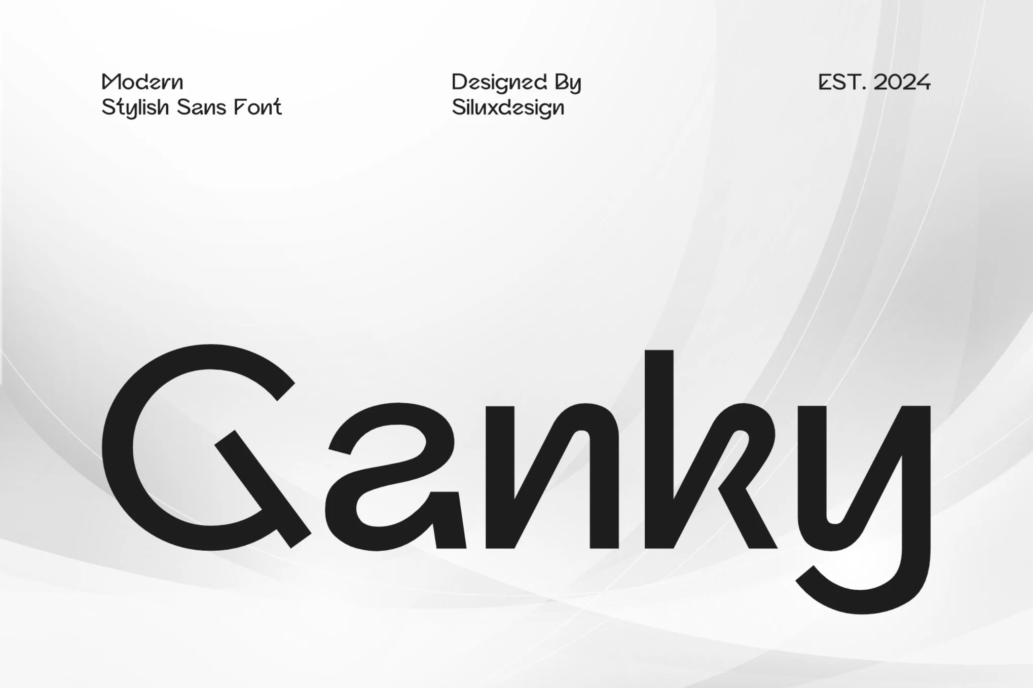 Ganky - Modern Fashion Sans Serif - Photon Flux | Servicio profesional de reparación de WordPress, alcance global, respuesta rápida