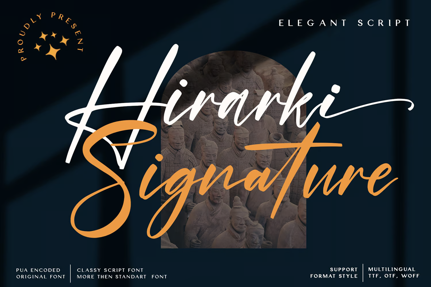 Hirarki Signature - フォント - Photon Flux Network｜WordPress 修理サービス、プロフェッショナル、ワールドワイド、迅速対応