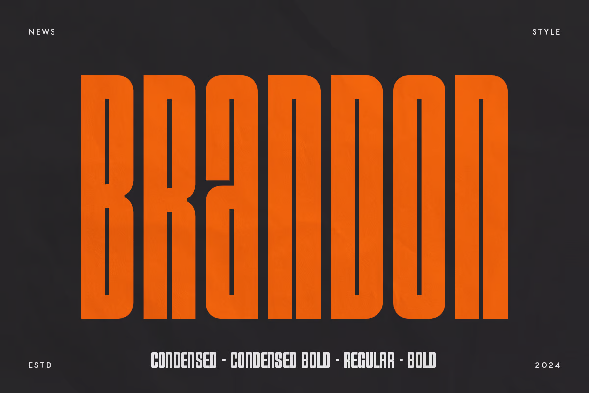 Brandon - Compressed Header Font Family - Photon Flux Network | Servicio profesional de reparación de WordPress, en todo el mundo, respuesta rápida