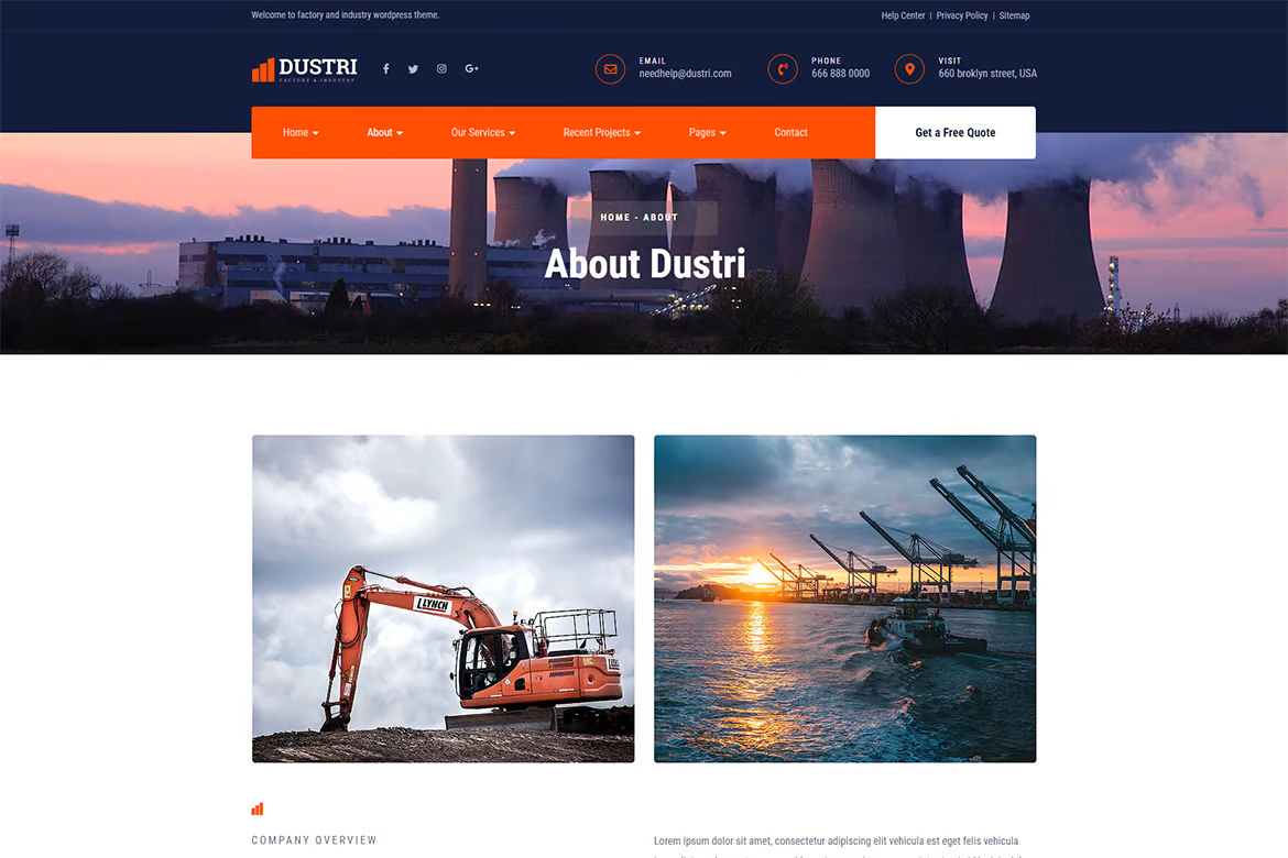 Dustri - Factory & Industrial Elementor Template Suite - Photon Flux | Servicio profesional de reparación de WordPress, alcance global, respuesta rápida