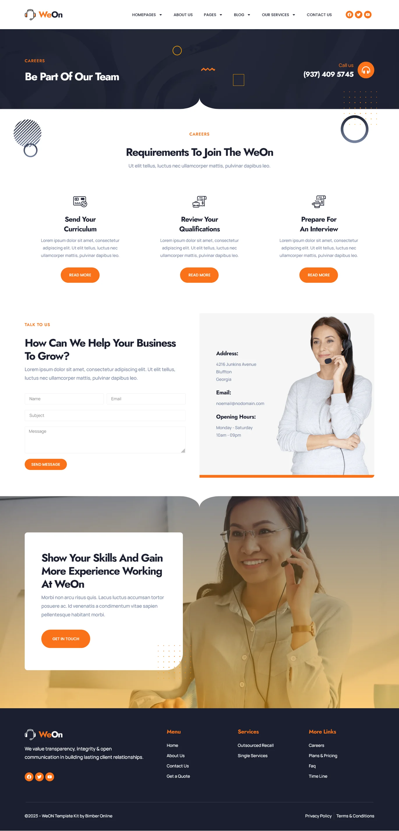 Image [2] - WeOn - Call Center & Telemarketing Elementor Pro Template Suite - Photon Fluctuation Network | Professional WordPress Repair Service, Global Reach, Fast Response