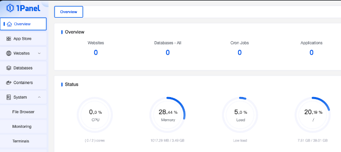 Pagoda et 1Panel - Photon Flux Network | Service professionnel de réparation de WordPress, dans le monde entier, réponse rapide