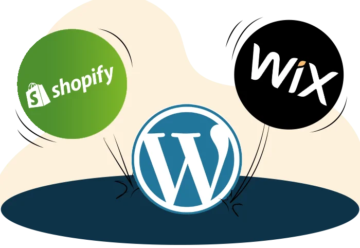 Analyse comparative des plateformes de création de sites web WordPress, Wix et Shopify
