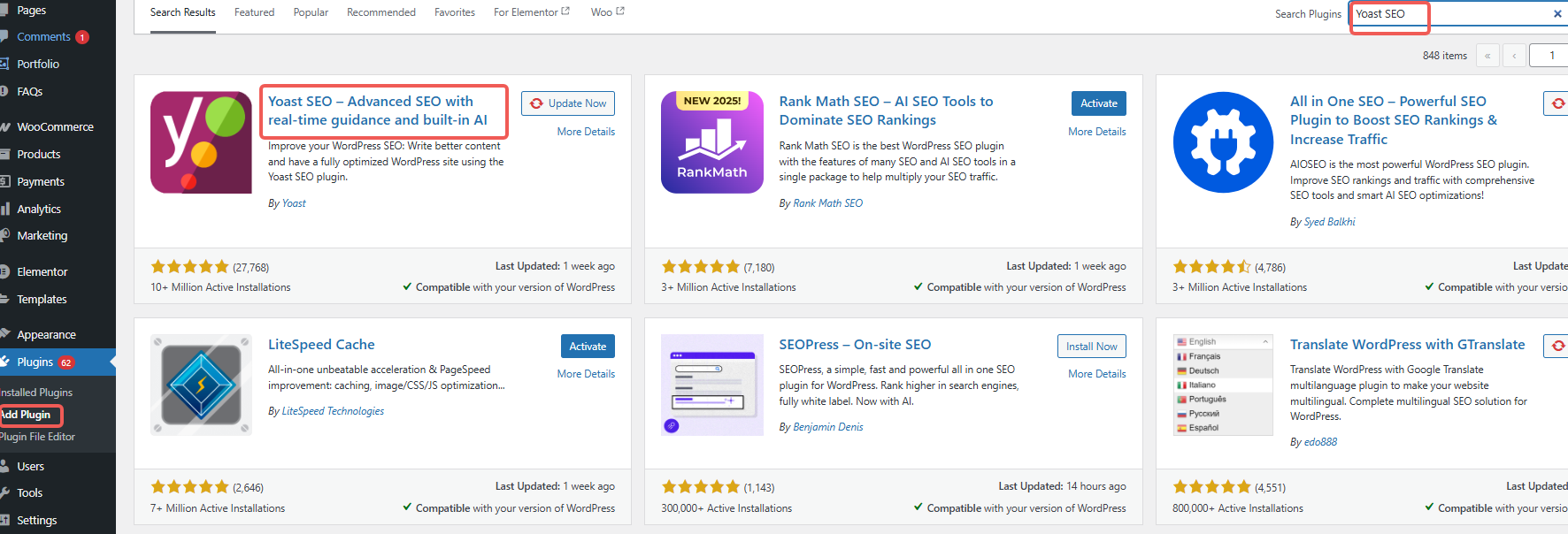 Image [2] - Guide pour ajouter des titres et descriptions personnalisés à chaque article avec Yoast SEO