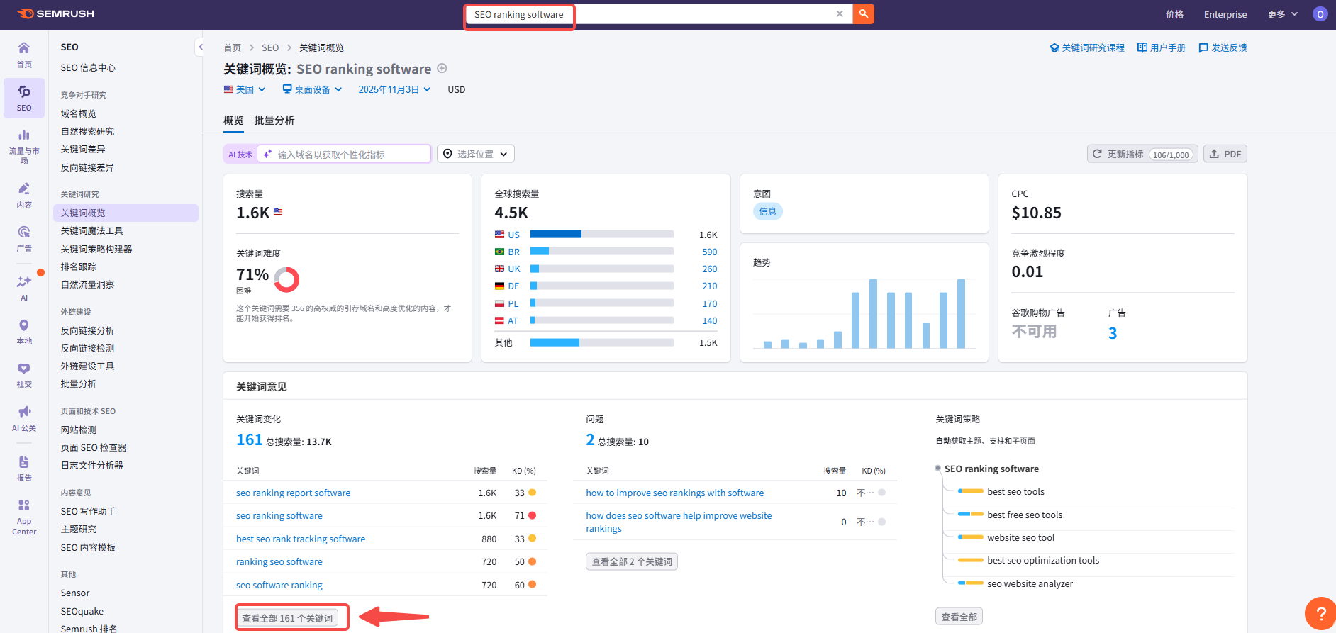 圖片[3]-精準選詞指南：用SEMrush挖掘高轉(zhuǎn)化長尾關(guān)鍵詞